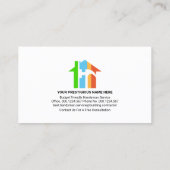 Handymantools voor houtlagen visitekaartje (Achterkant)