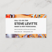 HandymanVisitekaartje - Bouwgereedschap Visitekaartje (Achterkant)
