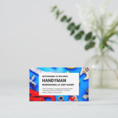 HandymanVisitekaartje - Loodgietpannen Visitekaartje (Staand voorkant)