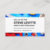 HandymanVisitekaartje - Loodgietpannen Visitekaartje (Achterkant)