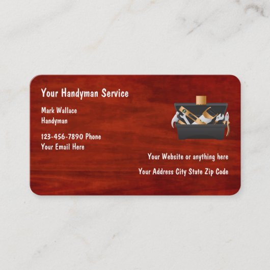 HandymanVisitekaartjes Visitekaartje (Voorkant)