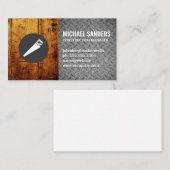 handzaag | Hout en staal Visitekaartje (Voorkant / Achterkant)