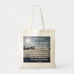 Handzakje morning Star by Ladee Basset Tote Bag