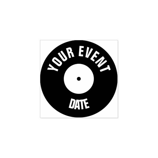 Handzegel voor vinylsnoer rubberstempel (Afrduk)