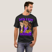 Handzuster van een aankomende fibromyalgie t-shirt (Voorkant volledig)