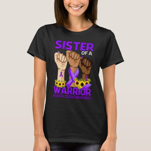 Handzuster van een kinderberoerte van Warrior T-shirt (Voorkant)