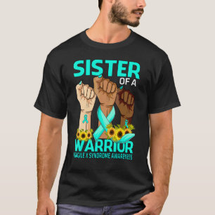 Handzuster van een strijkijzer, X Syndrome Awaren T-shirt