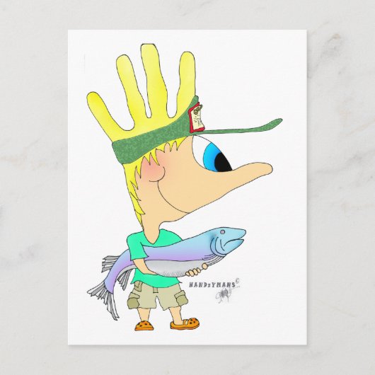 HANDzYMANS Briefkaart (Voorkant)