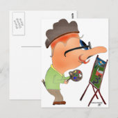 HANDzYMANS - Kunstenaar Briefkaart (Voorkant / Achterkant)