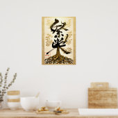 Hanei: Prosperity Kanji Art260030205 Poster (Keuken)