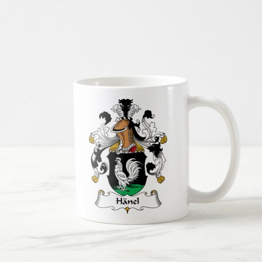 Hanel Family Crest Koffiemok (Rechts)