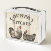  hanen Country receptendoos (Achterkant)