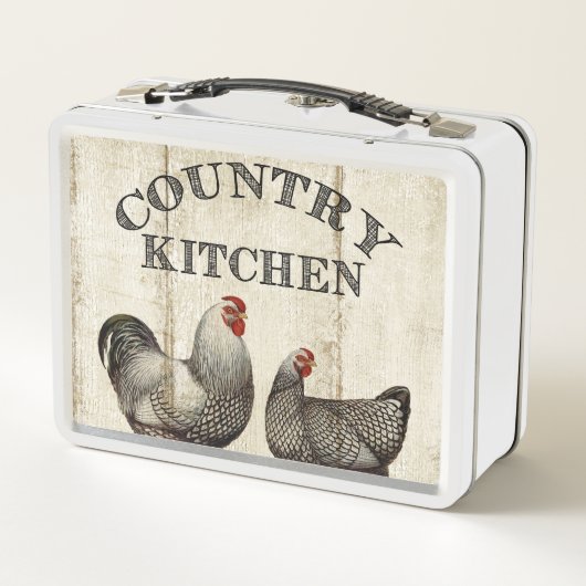  hanen Country receptendoos (Achterkant)