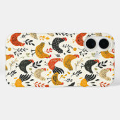 Hanen en kippen Eenvoudige Illustratie Print Case-Mate iPhone Case (Achterkant (horizontaal))