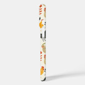 Hanen en kippen Eenvoudige Illustratie Print Case-Mate iPhone Case (Achterkant / Links)