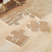 Hanen op een rij legpuzzel (Zijkant)