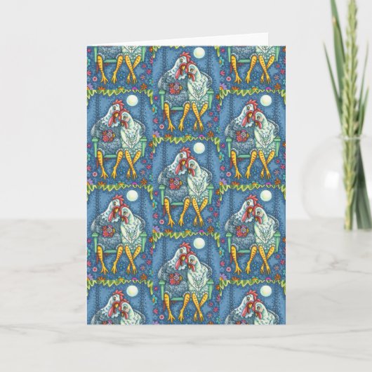 HANEN POESJE, LIEF KOETJE Blanko Kaart (Voorkant)