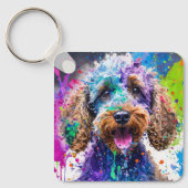 hanenpoes sleutelhanger (Voorkant)