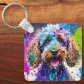 hanenpoes sleutelhanger (Voorkant)