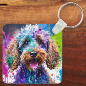 hanenpoes sleutelhanger (Achterkant)