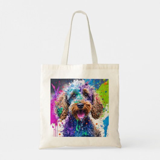 hanenpoes tote bag (Achterkant)
