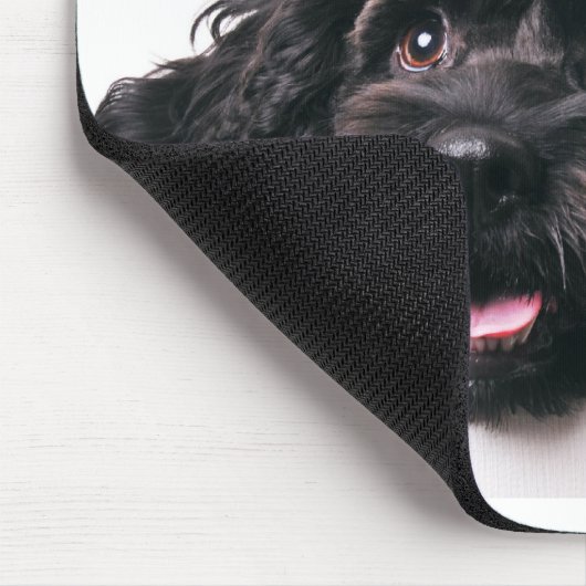 hanenpoodle mix puppy mousepad muismat (Hoek)