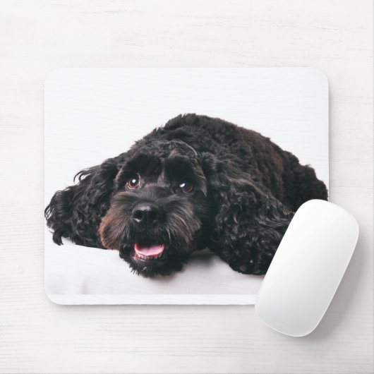 hanenpoodle mix puppy mousepad muismat (Met muis)