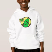 Hanes Hoodie van het Green Weenii Logo (Voorkant)