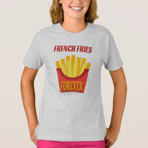 Hanes TAGLESS® T-Shirt van Franse meisjes