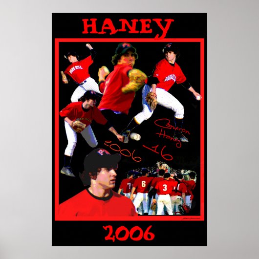 Haney Baseball Poster (Voorkant)