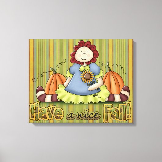 HANFall Wrapped Canvas Afdruk (Voorkant)