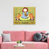 HANFall Wrapped Canvas Afdruk (Insitu (Woonkamer))