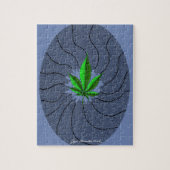 Hanfblatt 13 legpuzzel (Verticaal)