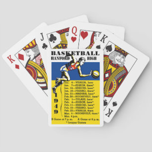 HANFORD, CALIFORNIË SPEELKAARTEN. POKERKAARTEN