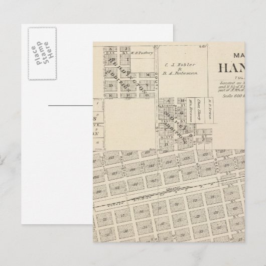 Hanford, Tulare County Briefkaart (Voorkant / Achterkant)