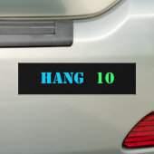 HANG 10 bumpersticker (Op auto)