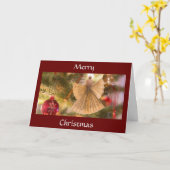 HANG ANGEL WIL JE EEN "MERRY CHRISTMAS" KAART (Gele Bloem)