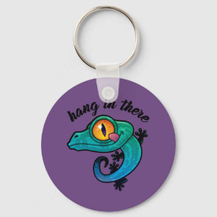 Hang daar de kleurrijke Gecko op Sleutelhanger