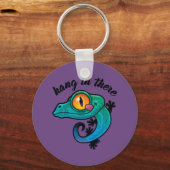 Hang daar de kleurrijke Gecko op Sleutelhanger (Voorkant)