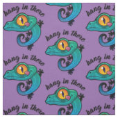 Hang daar de kleurrijke Gecko op Stof (Swatch)