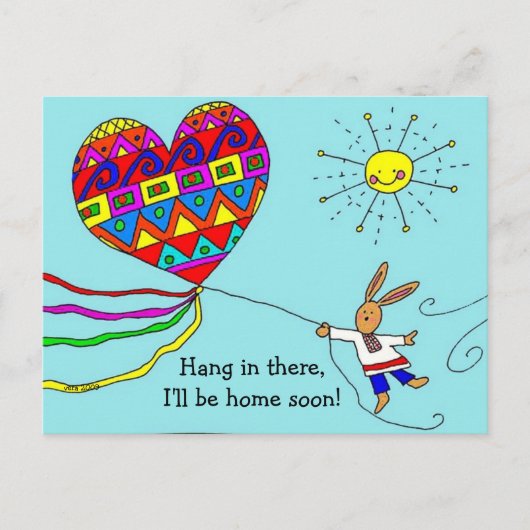 Hang daar de Oekraïense Folk Art, Vera Trembach Briefkaart (Voorkant)