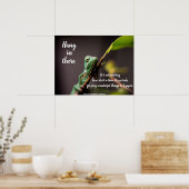 "Hang daar in" Frances Hodgson Burnett, kampioen Poster (Keuken)