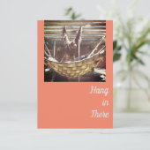 Hang daar in het orang-oetan Wenskaart Kaart (Staand voorkant)