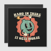 Hang daar in, het wordt nog grappiger Cartoon bom (Voorkant / Achterkant)