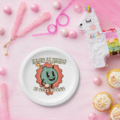 Hang daar in, het wordt nog grappiger Cartoon bom Papieren Bordje (Feest)