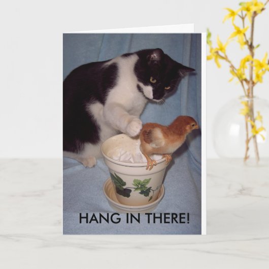 HANG DAAR IN! KAART (Gele Bloem)