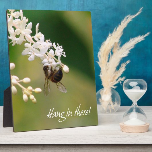 "Hang daar in" Motivatie Plaque Fotoplaat (Zijkant)