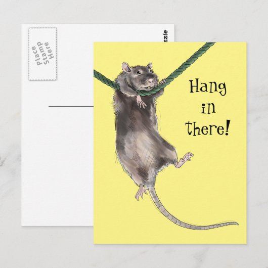 Hang daar in Rat Briefkaart (Voorkant / Achterkant)