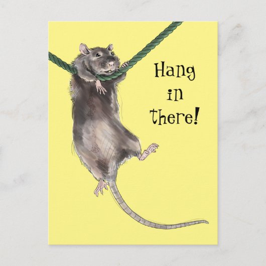Hang daar in Rat Briefkaart (Voorkant)