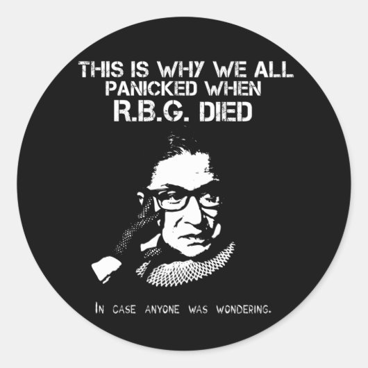 Hang daar in, Texas. Ronde Sticker (Voorkant)